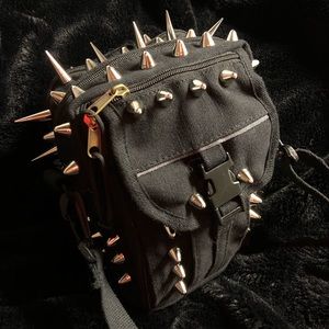 SOLD!! Handmade Custom spiked tactical  side bag